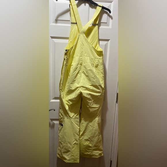 The North Face Yellow Overalls w Freedom Ins BIB Sun Bright - Picture 7 of 15